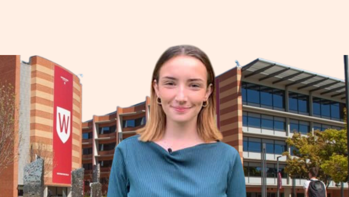 (Student journalist, Bianca Tropiano image by Rosie Hadaway, 2025)